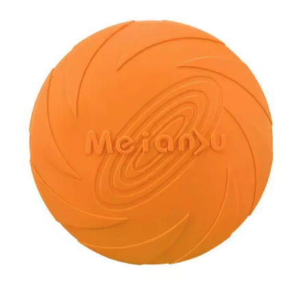 Flying Silicone Disk Toy - Anti-Chew