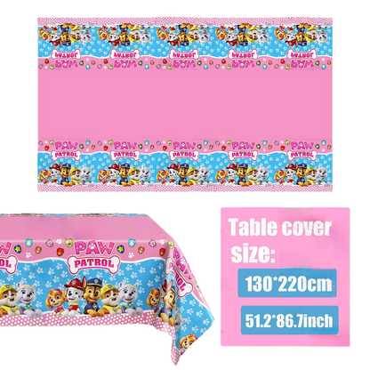 Paw Patrol Birthday Party Tablecloth