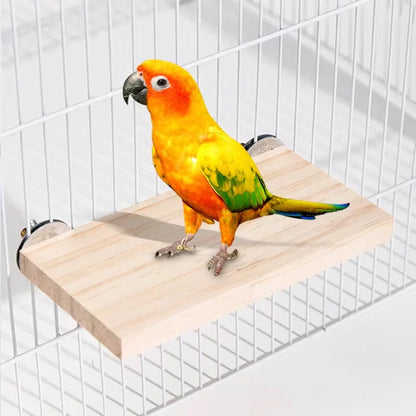 Bird Wooden Platform Stand 1