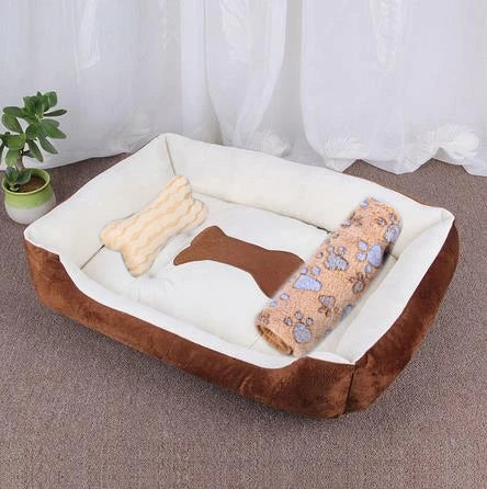 Square Plush Bed 10