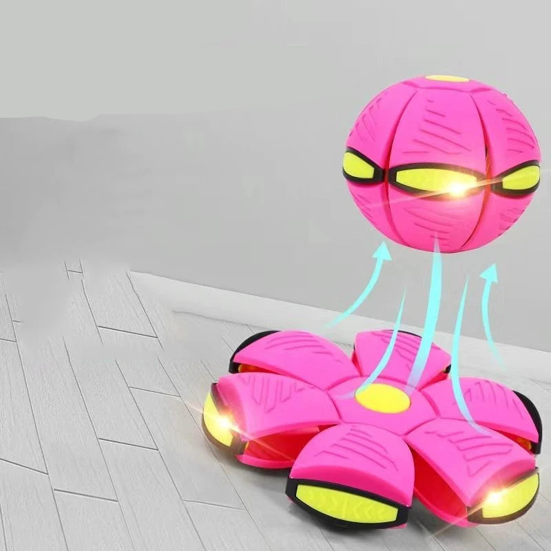 Flying Elastic Bouncing Ball