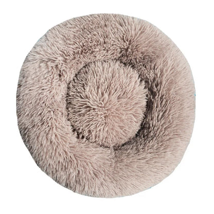 Round Plush Dog & Cat Bed