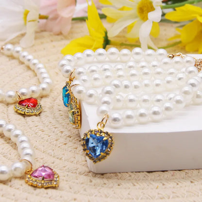 Vintage Pearl Cat Collar 1