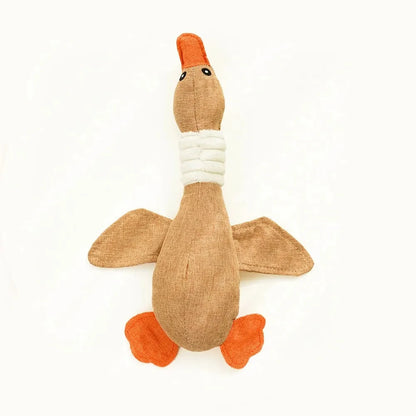 Teeth Grinding & Chew Plush Vocal Geese Toy