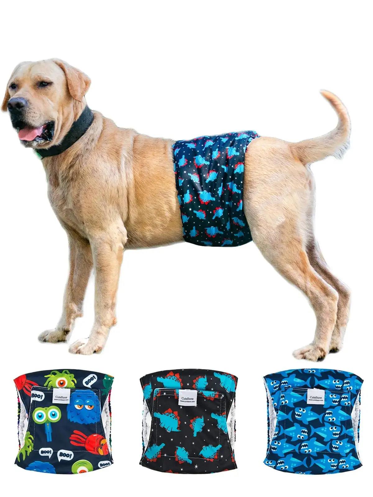 Reusable Male Dog Diapers (3PCS)