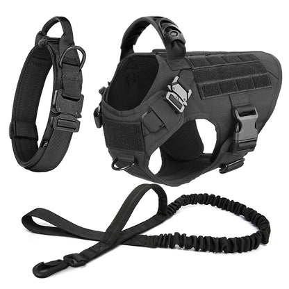 Military Tactical Dog Harness Set 3