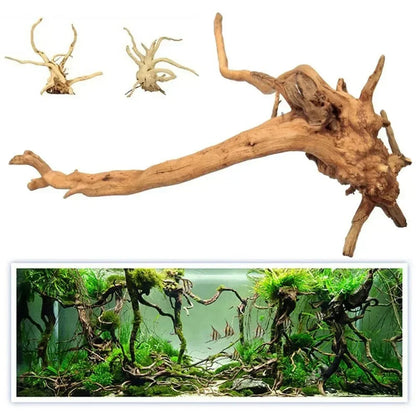 Natural Driftwood Aquarium Décor