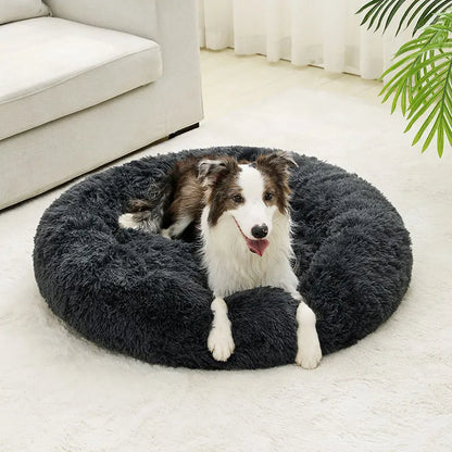 Plush Dog Bed Soft Long Cushion