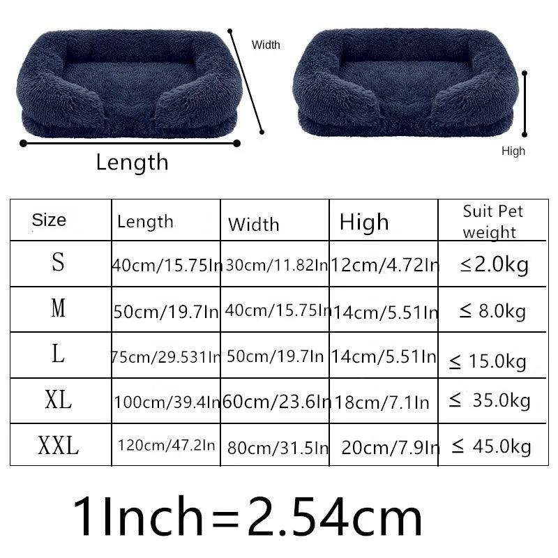 Square Plush Bed 7