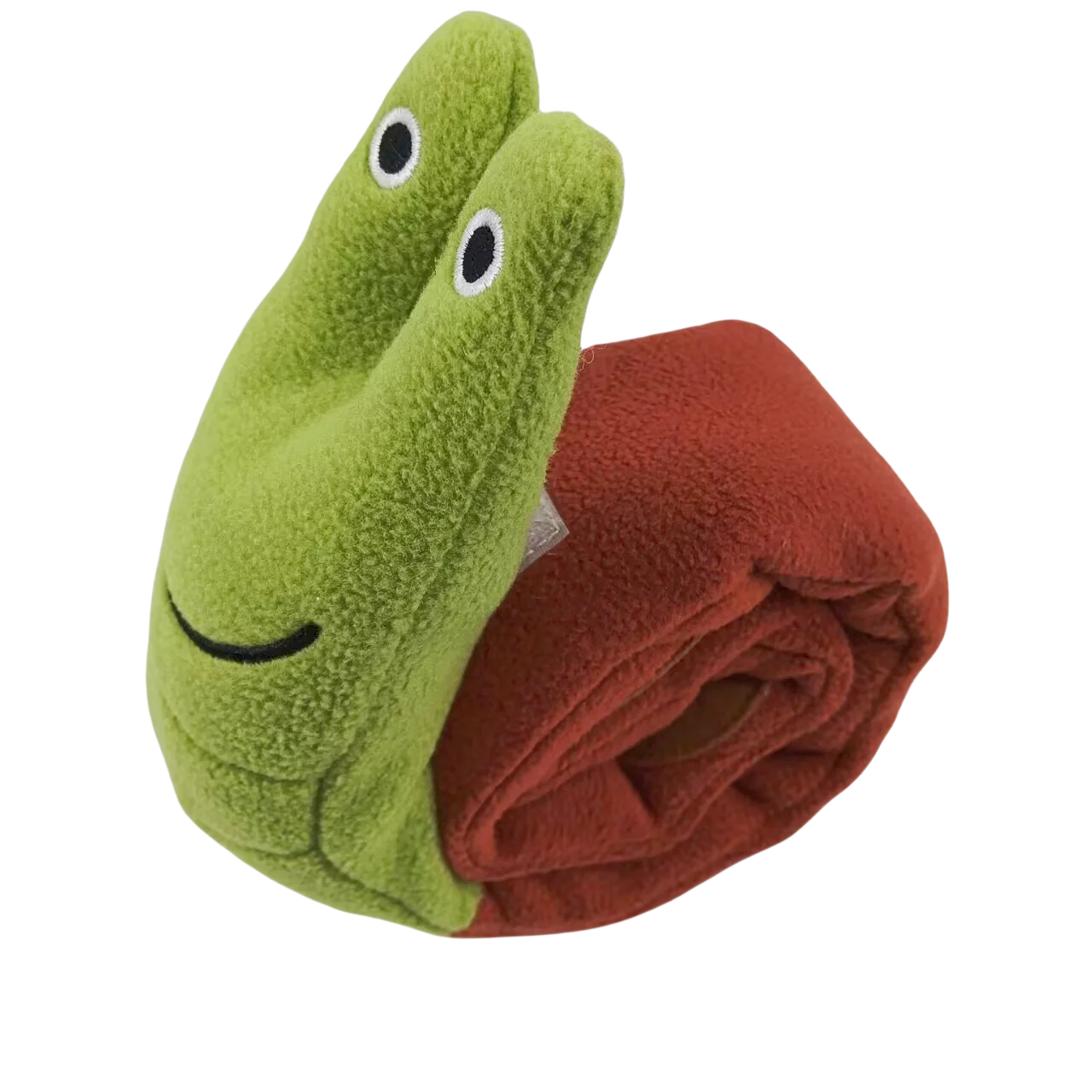 Indestructible Plush Squeaky Snail for Small Dogs