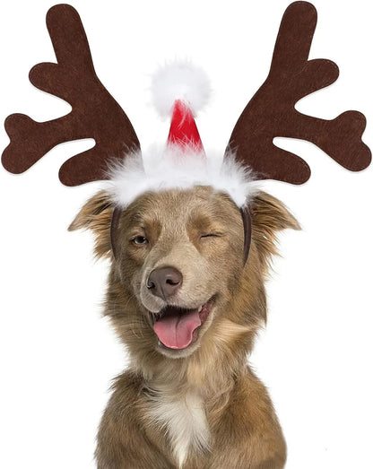 Christmas Pet Antler Headband