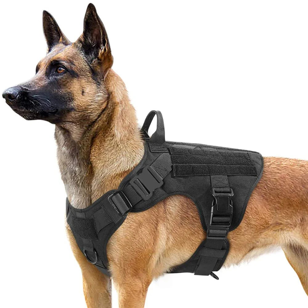 Military Tactical Dog Harness Set 3