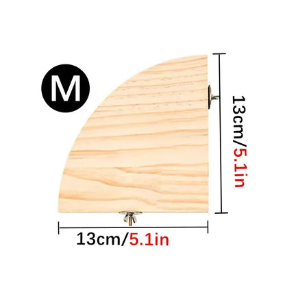 Bird Wooden Perch Stand