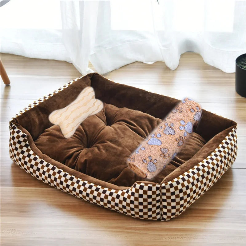 Square Plush Bed 10