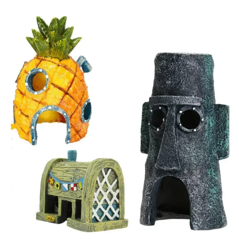 Sponge-Bob Houses for Aquarium 1