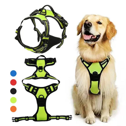 Reflective Adjustable Chest Strap Harness