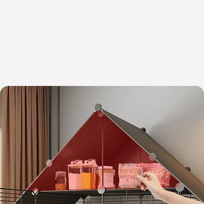 Wire Bird Cage with Storage