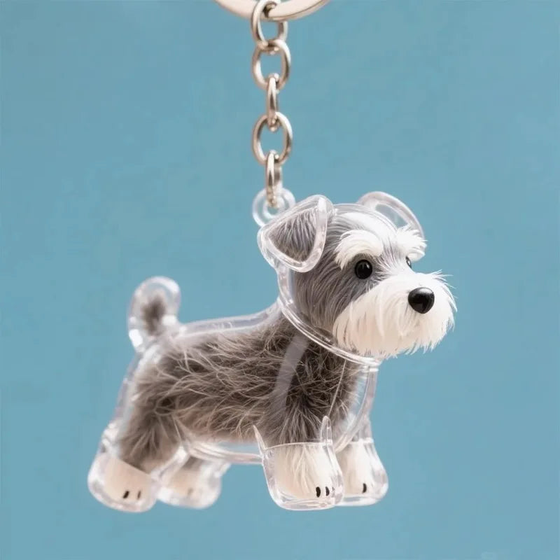 Dog Hair Storage Pendant Keychain