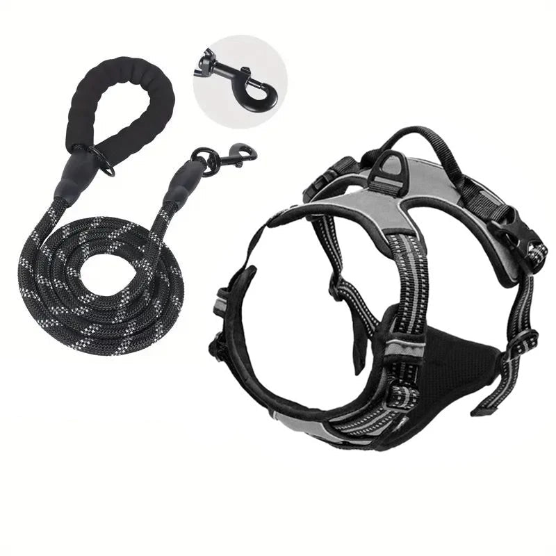 Service Dog Harness – Front Clip, Heavy-Duty & Reflective