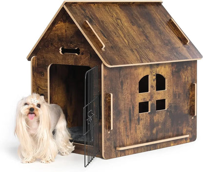 Wooden Kennel with Detachable Roof