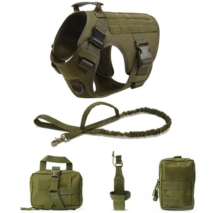 Military Tactical Dog Harness Set 2