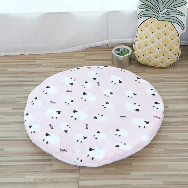 Plush Cat Bed Mat
