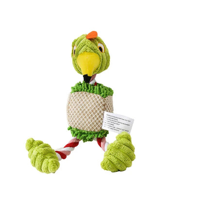 Chew & Squeak Plush Dog Toy