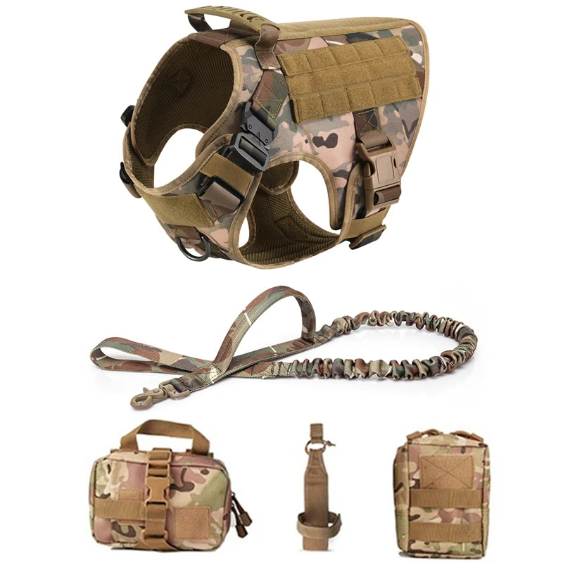 Military Tactical Dog Harness Set 2