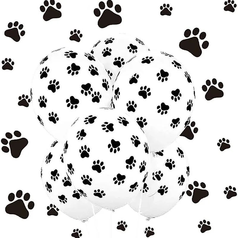 Paws Print Party Balloons