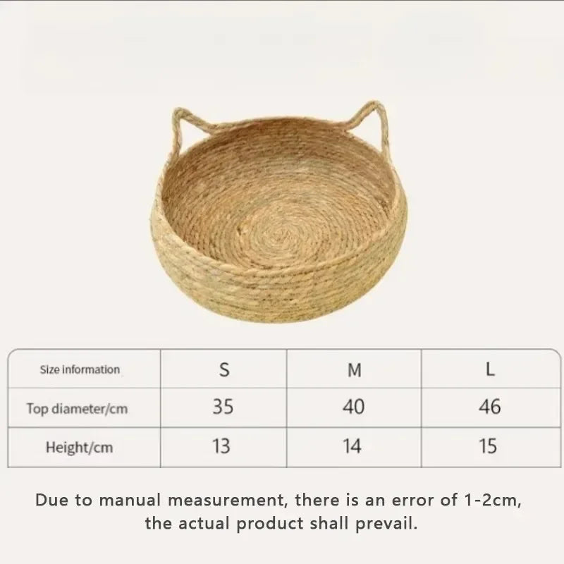 Woven Cat Bed Nest