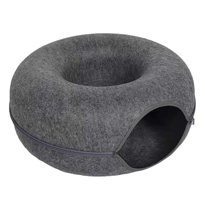 Felt Donut Cat Bed 1