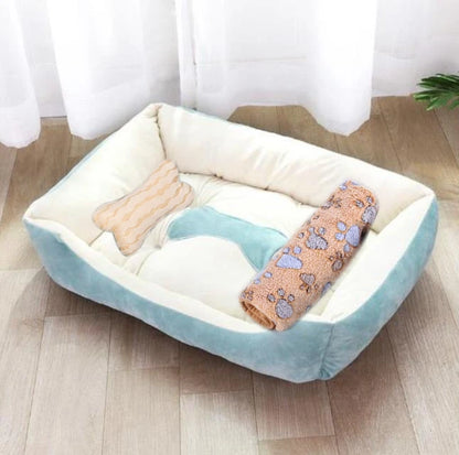 Square Plush Bed 10