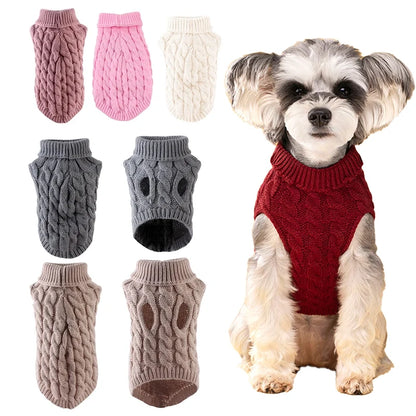 Small Dog Knitted Sweater 1