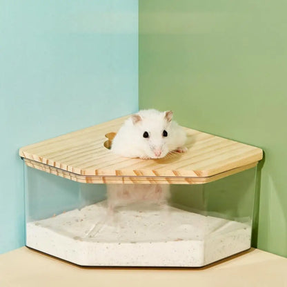Hamster Transparent Sand Bath