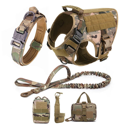 Military Tactical Dog Harness Set 3