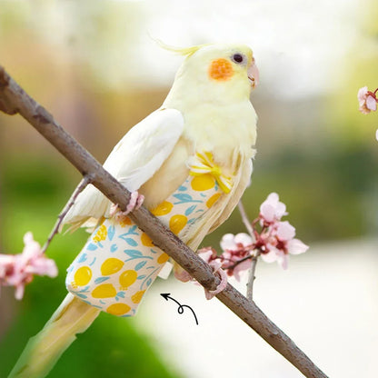 Floral Parrot Diaper