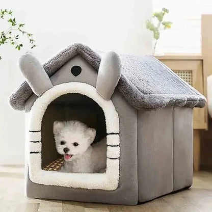 Indoor Warm Dog & Cat Soft Pet House Tent