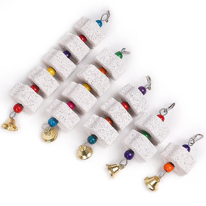 Bird Calcium Stone with Bells