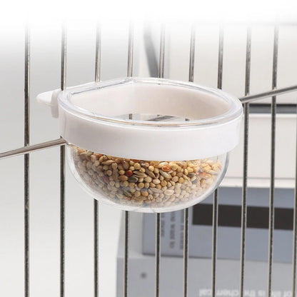 Bird Plastic Feeding Bowl