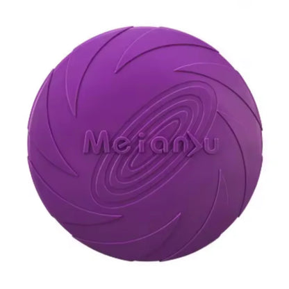 Flying Silicone Disk Toy - Anti-Chew