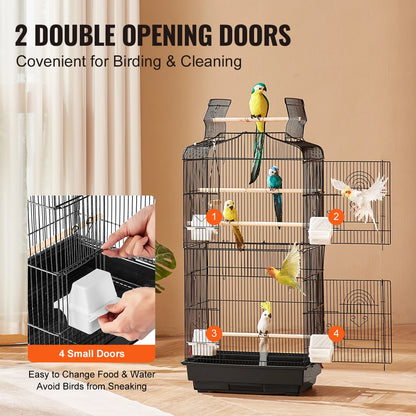 Convertible Top Bird Cage