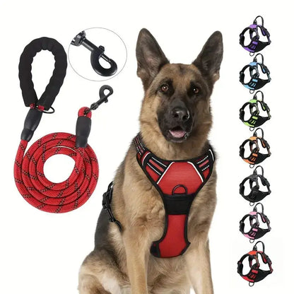 Service Dog Harness – Front Clip, Heavy-Duty & Reflective