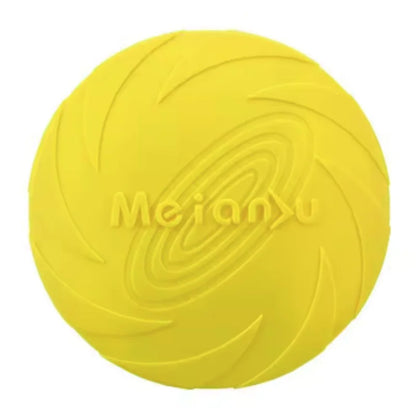 Flying Silicone Disk Toy - Anti-Chew