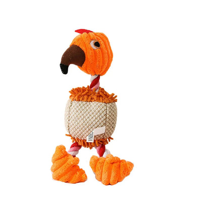 Chew & Squeak Plush Dog Toy