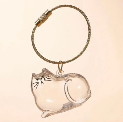 Dog Hair Storage Pendant Keychain