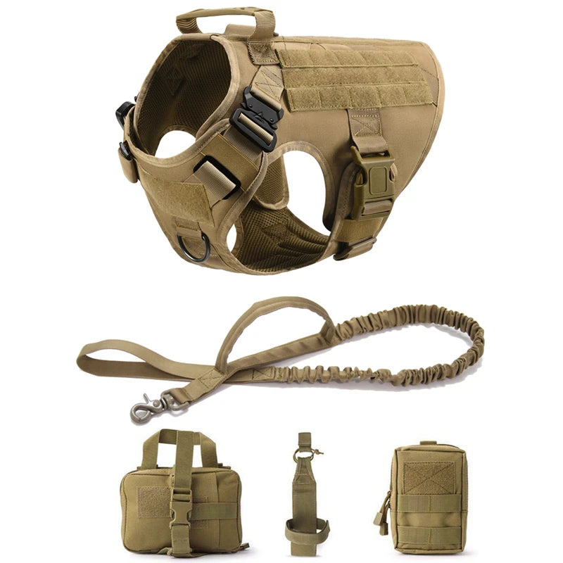 Military Tactical Dog Harness Set 2