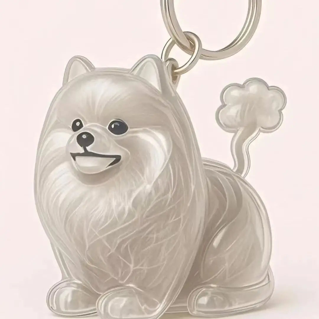 Dog Hair Storage Pendant Keychain