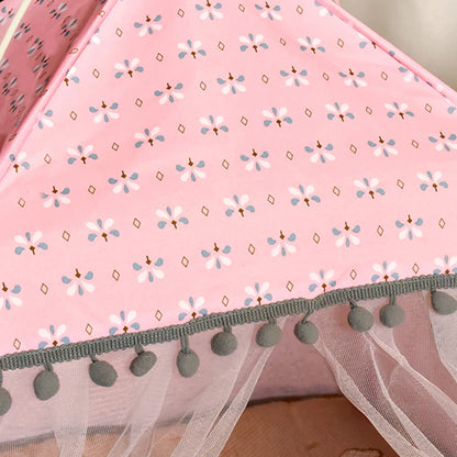 Cat Flower Tent Cave