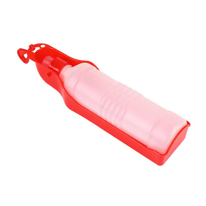 Portable Water Bottle with Folding Drinking Cup