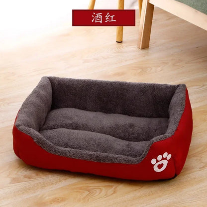 Square Plush Bed 10